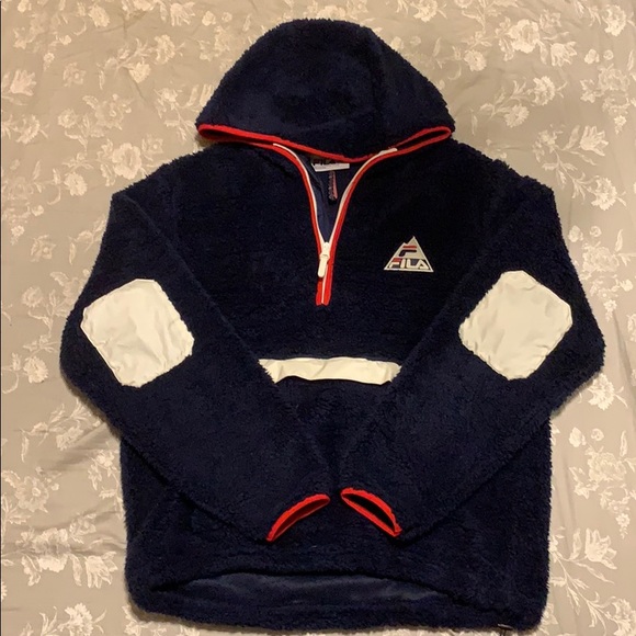 Fila | Shirts | Fluffy Fila Hoodie 